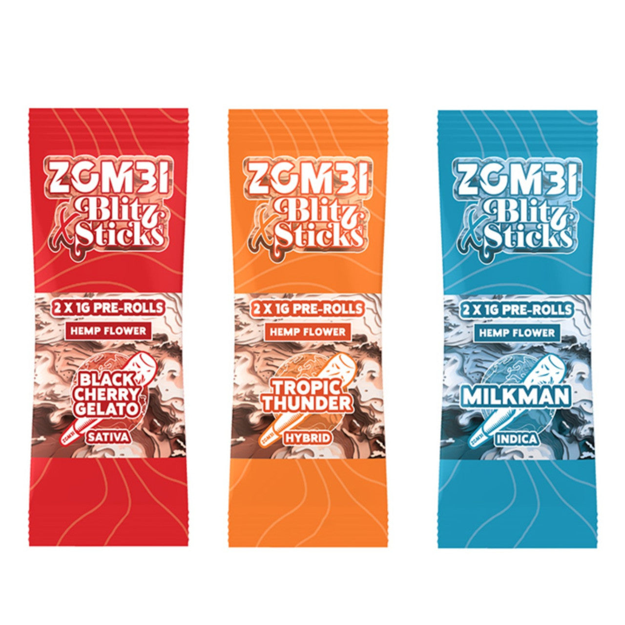 Zombi Blitz Sticks 2g Pre-Rolls