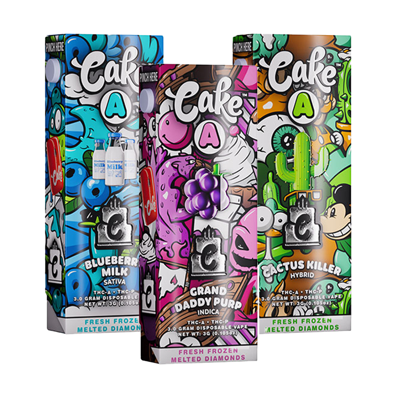 Cake Fresh Frozen Melted Diamonds THC-A + THC-P 3g Disposable