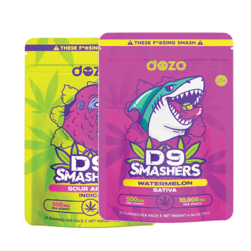 DOZO 10000MG D9 Smashers Gummies