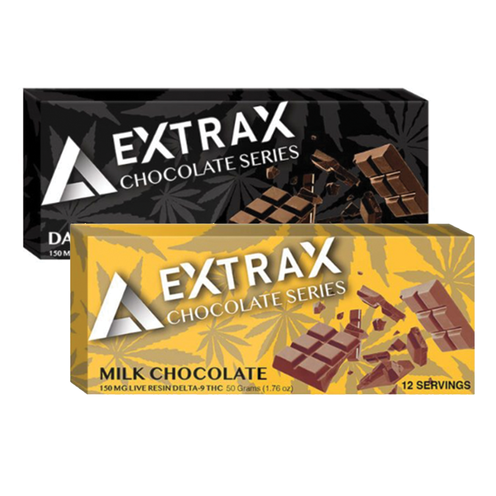 Extrax 150mg Live Resin D9 Chocolate Bar