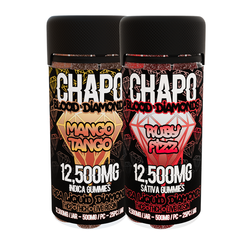 Chapo 12500mg Blood Diamonds THC-A Liquid Diamond Gummies