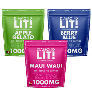 LIT! 2ct 1000mg Gummies