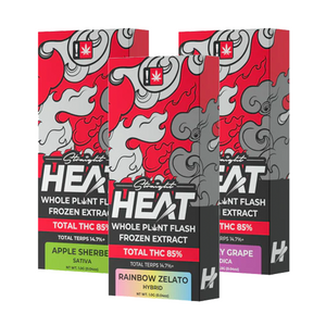 Straight Heat Whole Plant Flash Frozen Extract 1g Disposable