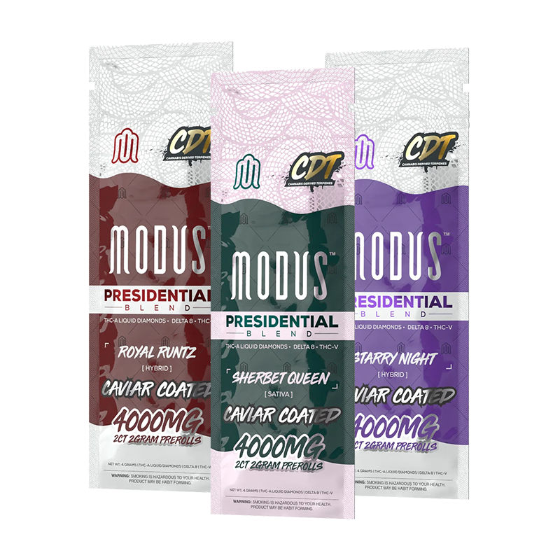 Modus Presidential Caviar Coated 2x2G Prerolls