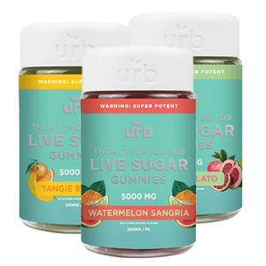 Urb 5000mg Live Sugar THC-A Gummies